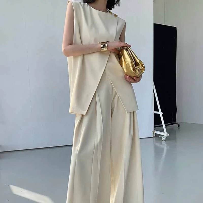 Yandy wide leg pant set - REBECATHELABEL