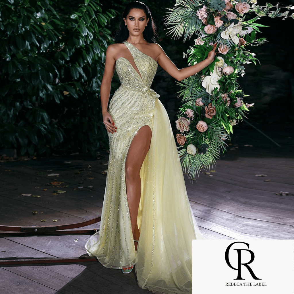 Soulmate one shoulder mermaid dress - REBECATHELABEL
